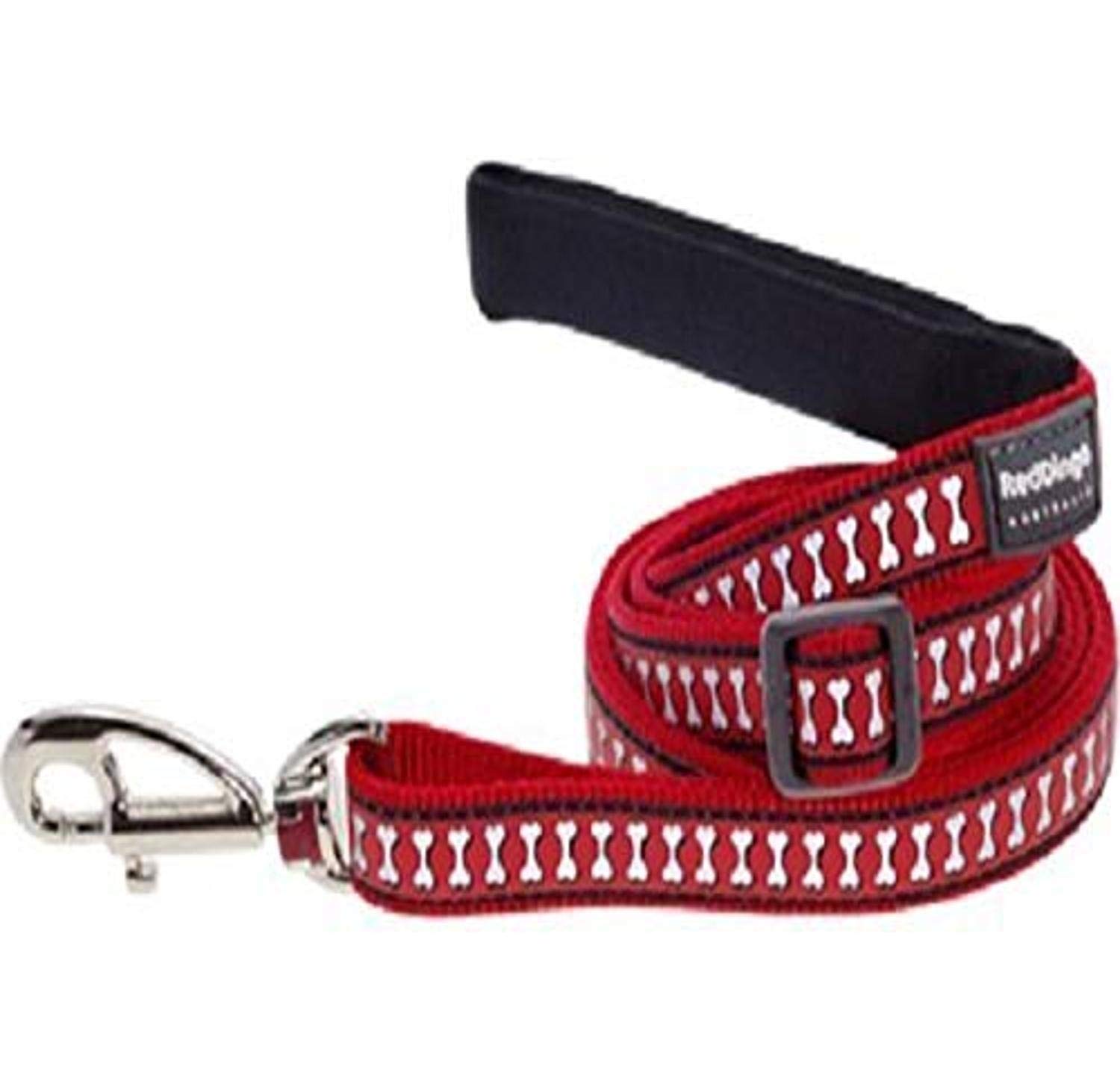 Red Dingo Pet Leash, Reflective Red, 15mm