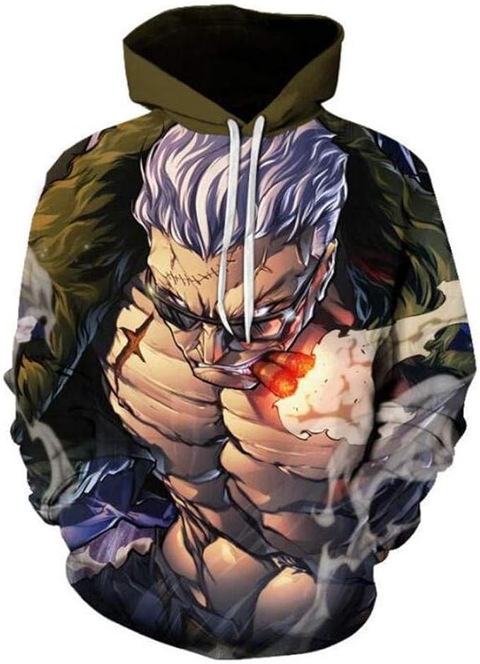 Amazon パーカー ワンピースアニメパーカー3dプリントメンズプルオーバー漫画カップルスポーツ長袖ポケットパーカー トレーナー パーカー 通販