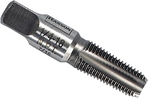 Irwin 1/4-18 NPT Taper Tap for Pipe Fittings, Silver, Steel, Pipe Tap, 1/4" x 18 NPT, 1 each