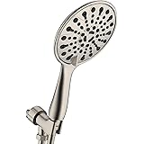 SOKA High Pressure Shower Heads with 6 Spray Setting Massage Spa 6" Showerhead with Handheld Shower Head with Extra Long Hose