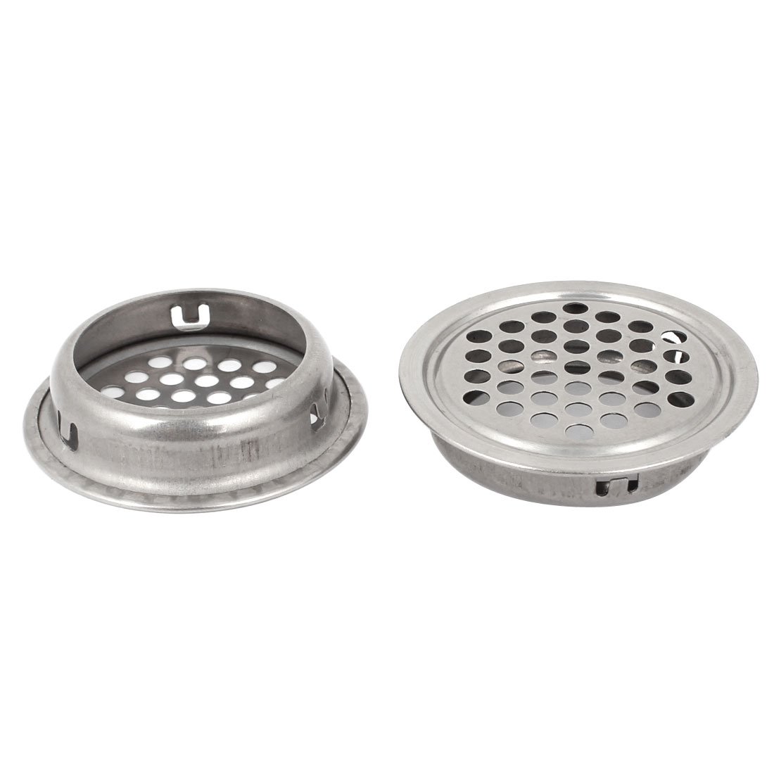 Aexit 2PCS Office Metal Round Design Ventilation Hole Air Vents Louvers 42mm x 28mm (76cc30ce335a81d331e7d6f0f68dadca)