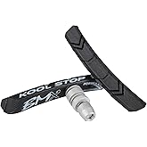 Kool Stop BMX Threaded Brake Shoe, Black | KoolStop BMX Brake Pads 78.5mm V-Bike Race-Ready Performance