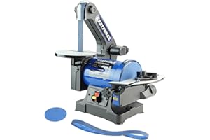 KASTFORCE Professional Combination Belt and Disc Sander, 1 x 30 Inch Belt, 5 Inch Disc, 1/3 HP Low Noise Induction Brushless 
