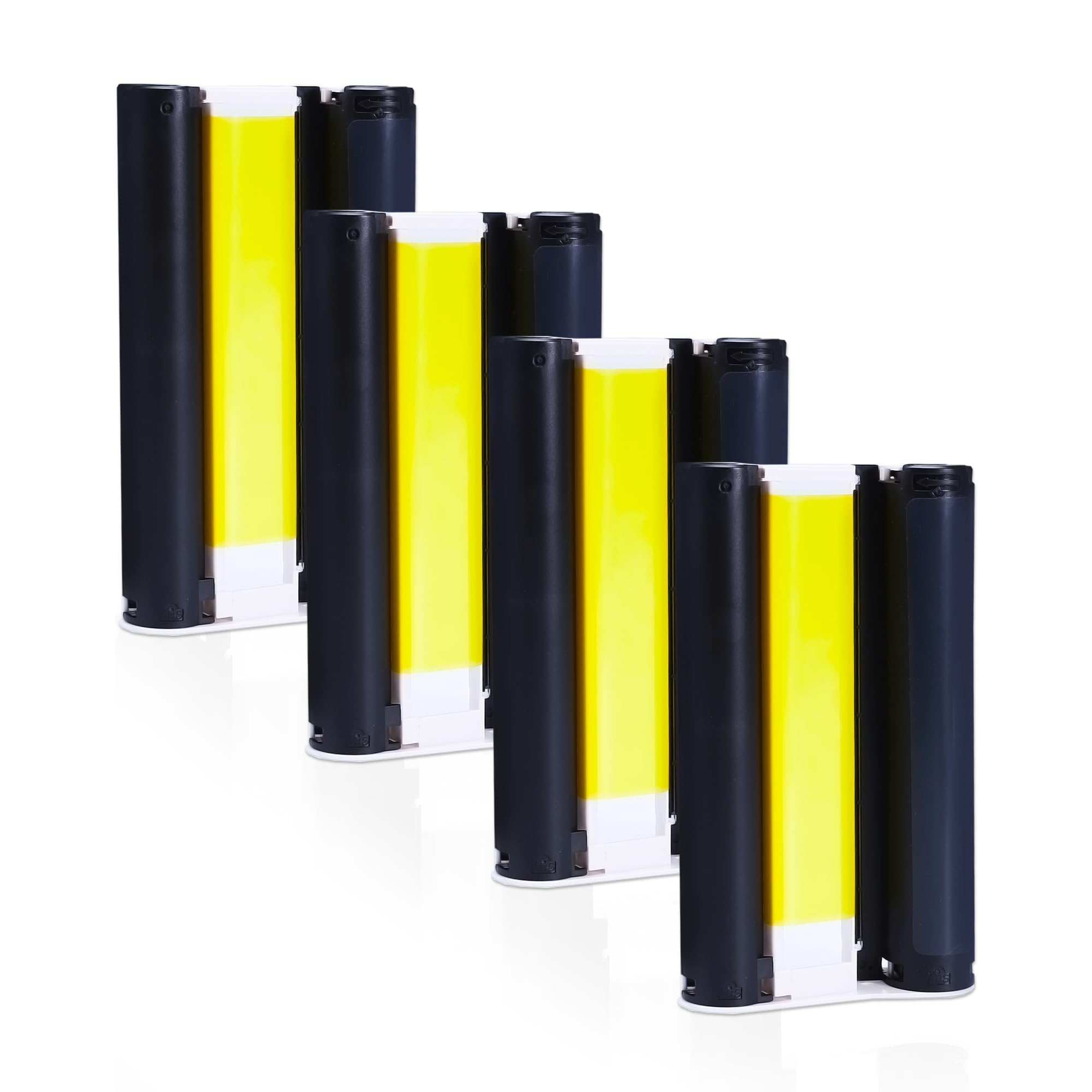 Photo 1 of 4 Pack Compatible Ink Cartridge Replace for Canon Selphy KP-108IN KP108 Color Ink Cassette 4x6 Inch for Selphy CP1500 CP1200 CP1300 CP910 CP900 Printer (Without Paper)