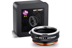 K&F CONCEPT Lens Mount Adapter EOS-NEX IV Manual Ring Focus Compatible with Canon (EF/EF-S) Lens and Compatible with Sony E M