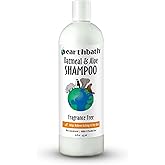 earthbath Oatmeal &amp; Aloe Itch Relief Dog Shampoo, 16 fl oz (1 Pack) | Dog &amp; Puppy Oatmeal Shampoo, Itchy, Dry Skin Relief, Cruelty Free, Sensitive Fragrance Free Pet Shampoos