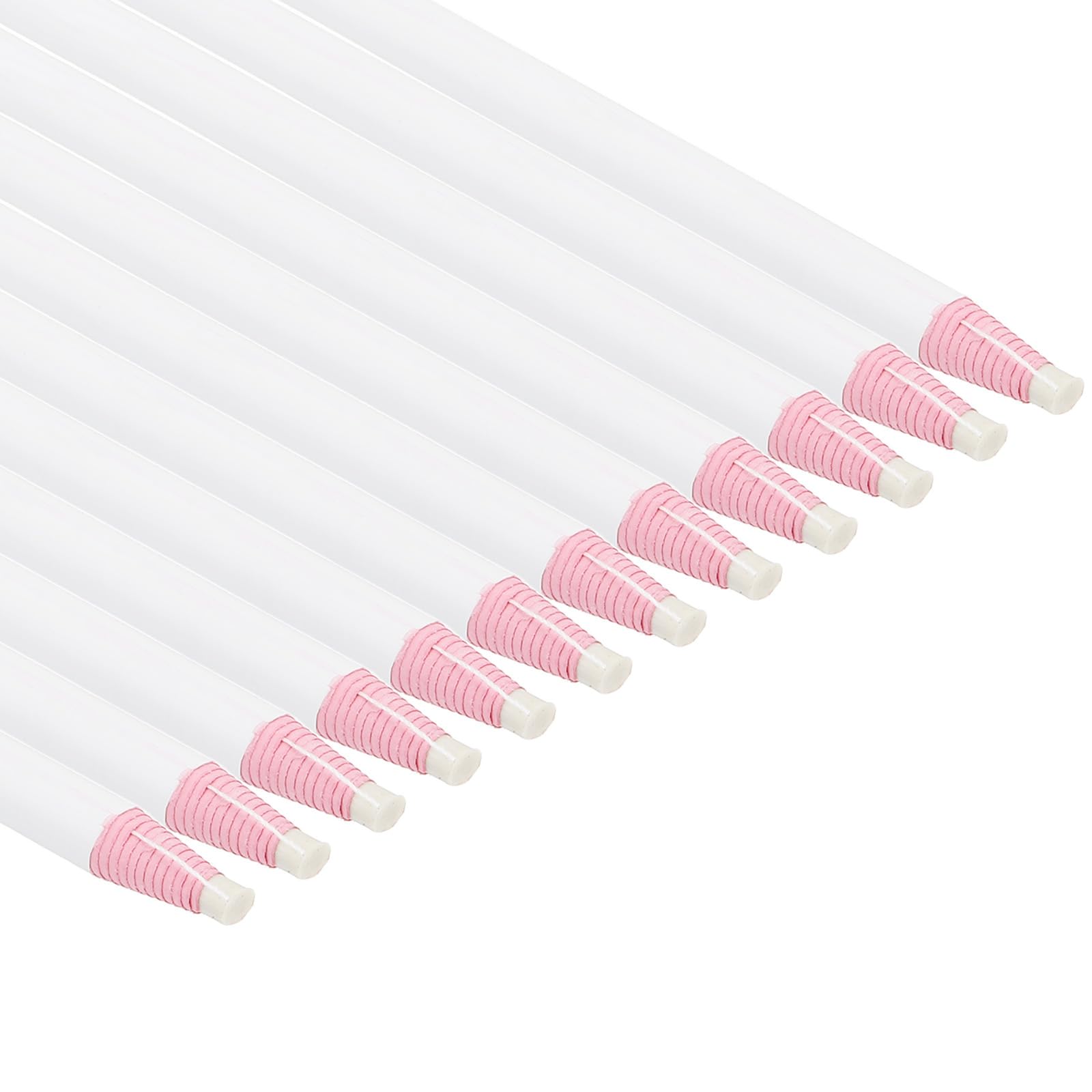 PATIKIL Peel-Off China Markers, 36 Pack Grease Wax Pencils Wood for Glass Garments Drawing Film Paper Vinyl Metal, White