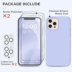 COFFKER for iPhone 12 Pro Max Case, [2X Camera