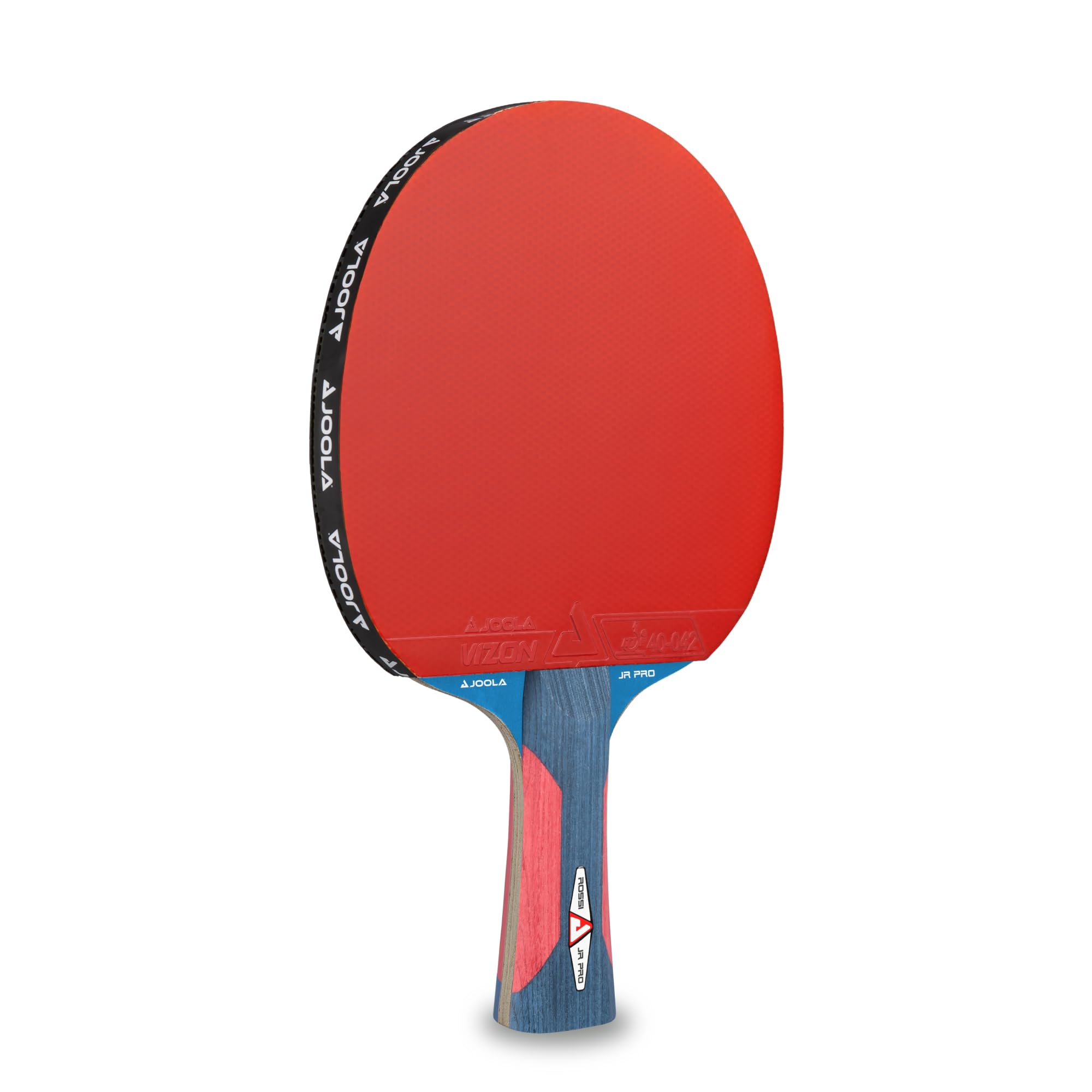 JOOLA Rosskopf JR Pro – Table Tennis Bat for Kids with Short Handle, Lightweight Blade & Training Rubber