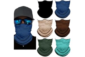 Sidasion Neck Gaiter Mask,UV Protection Bandana Gator Face Cover Covering Mask,Tube Scarf,Neck Warmer Balaclava,Headband