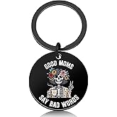 Qiubewi Best Mom Ever Gifts Cool Mamar Keychain Funny Keychain for Moms Mother Mama from Daughter Son Unique Mothers Day Gift for Mom Perfect Birthday Christmas Mothers Day Gift Ideas