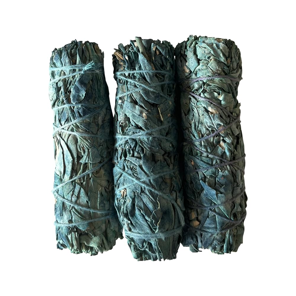 VIE 3x Nag Champa White Sage 4" Smudge Sticks