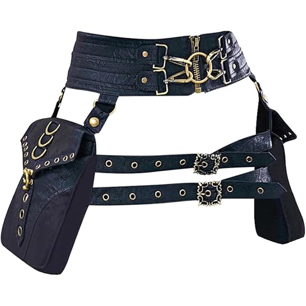 ?Vintage? Four Winds Leather Belt With Attached Purse 32 Western Shoulder Purse by Four Winds West Made in Moroccan  main image 3
