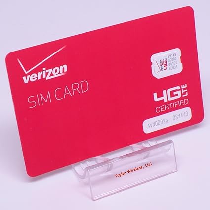 Amazon Com Verizon Nano Sim Card 4ff Non Nfc For Iphone X Xr