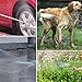 1byone Flat Garden Hose with 7 Function Spray Nozzle and High Pressure, Water Hose for Washing Cars or Driveways, Showering Pets, Watering Garden or Lawn, Cleaning, 50 Feet Expandable Hose-Green/Grey
