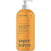ATTITUDE Volume and Shine Hair Shampoo, EWG Verified, For Thin Hair, Naturally Derived Ingredients, Vegan and Plant Based, Soy Protein And Cranberries, 32 Fl Oz