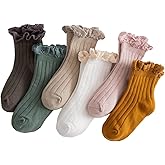 XiPriway Little Girls Vintage Ruffle Ankle Lace Socks Toddler Girl Boot Socks
