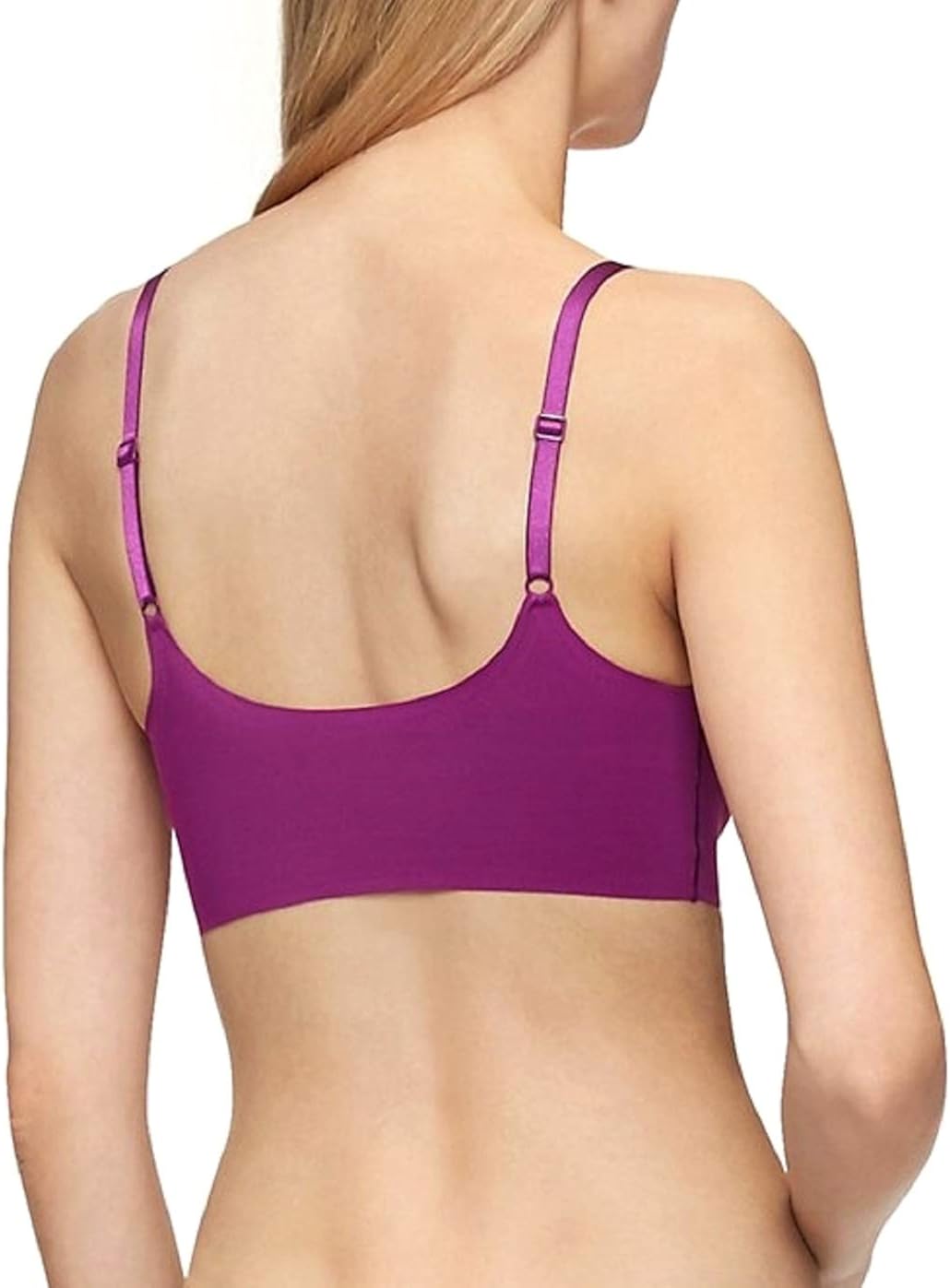 Calvin Klein Women's Invisibles Adjustable Skinny Strap Bralette at  Women’s Clothing store