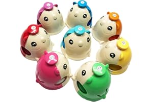 ENNBOM Mouse-Shaped Hand Bell Music Bell Gift Chromatic Percussion 8 Color Kit