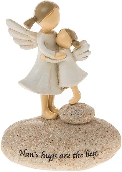 Angels Nan's Hugs Are The Best Sentimental Pebble Gift