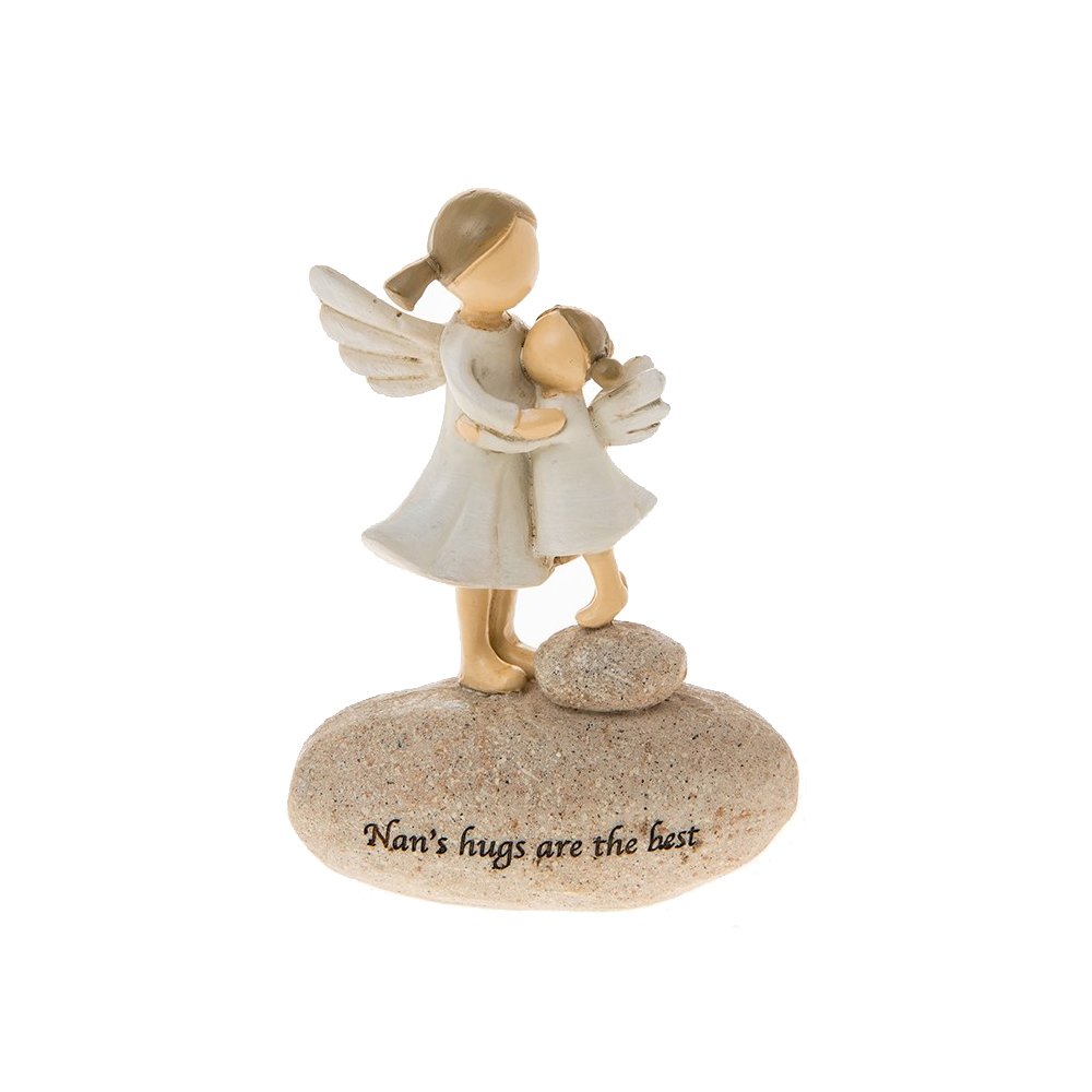 Angels Nan's Hugs Are The Best Sentimental Pebble Gift