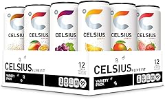 CELSIUS Fitness - Bebida energética, 12 onzas líquidas, paquete variado estándar (paquete de 12)