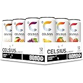 CELSIUS Assorted Flavors Official Variety Pack, Functional Essential Energy Drinks, 12 Fl Oz (Pack of 12)