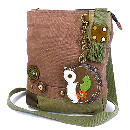 Patch Crossbody Bag-Hedgehog(Mauve)