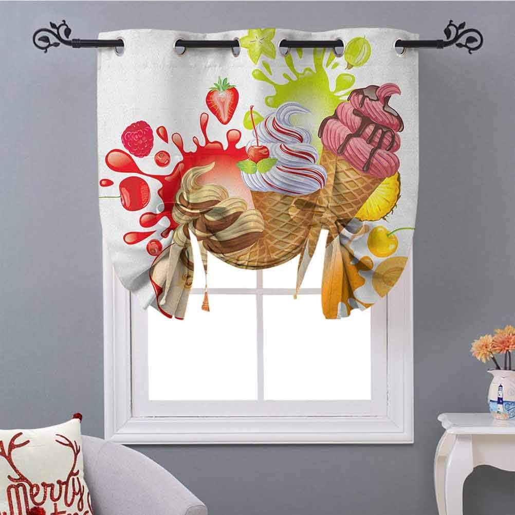 YUAZHOQI - Cenefa para ventana de helado, varios sabores, postre