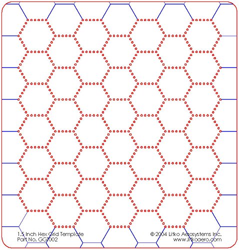 1.5 inch Hex Grid Stencil
