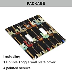 Pznen Music 2 Gang Toggle Wall Plate Varieties of