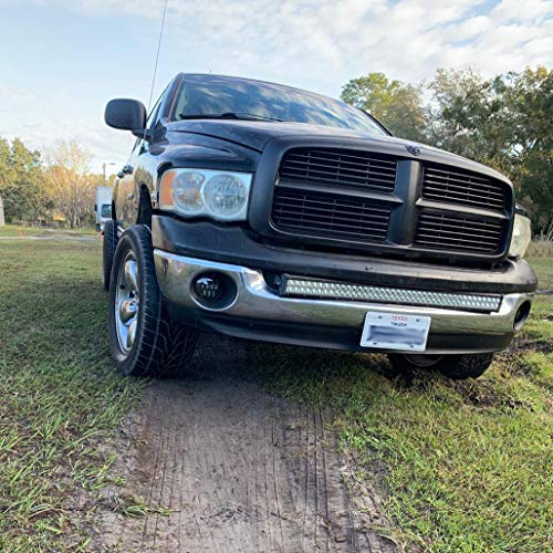 Z-OFFROAD 2pcs 63W LED Fog Lights Lamps Replacement for 2002-2008 Dodge Ram 1500 2003-2009 Ram 2500 3500 2004-2006 Durango Truck, Driver and Passenger Side - Black