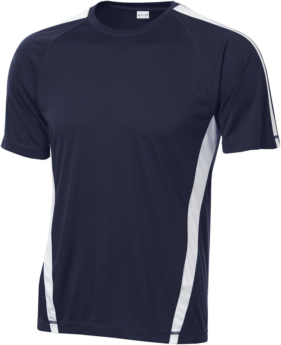 Sport-Tek Men's Colorblock PosiCharge Competitor Tee XXL True Navy/White