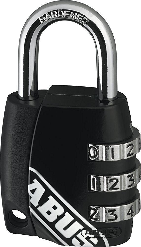 ABUS Combination Padlock 155/30, Die-Cast Zinc Body, Adjustable Code Lock – for Suitcases, Gym & School Lockers, Garage & Shed, ABUS Security Level 3, Black — image 1