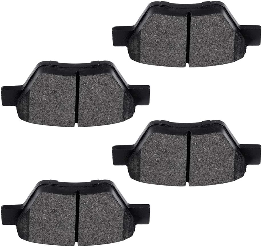Aintier 4pcs Ceramic Brake Pads Sets fit for 10-13 Audi A3 Quattro, 12-13 Volkswagen Beetle, 11-16 Volkswagen Eos, 10-14 Volkswagen Golf/Jetta, 12-14 Volkswagen GTI/Passat