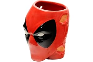 Paladone Deadpool Replica Pen Holder and Plant Pot - Superhero Desk Accessories, Decor & Novelty Gift - 13 cm Tall
