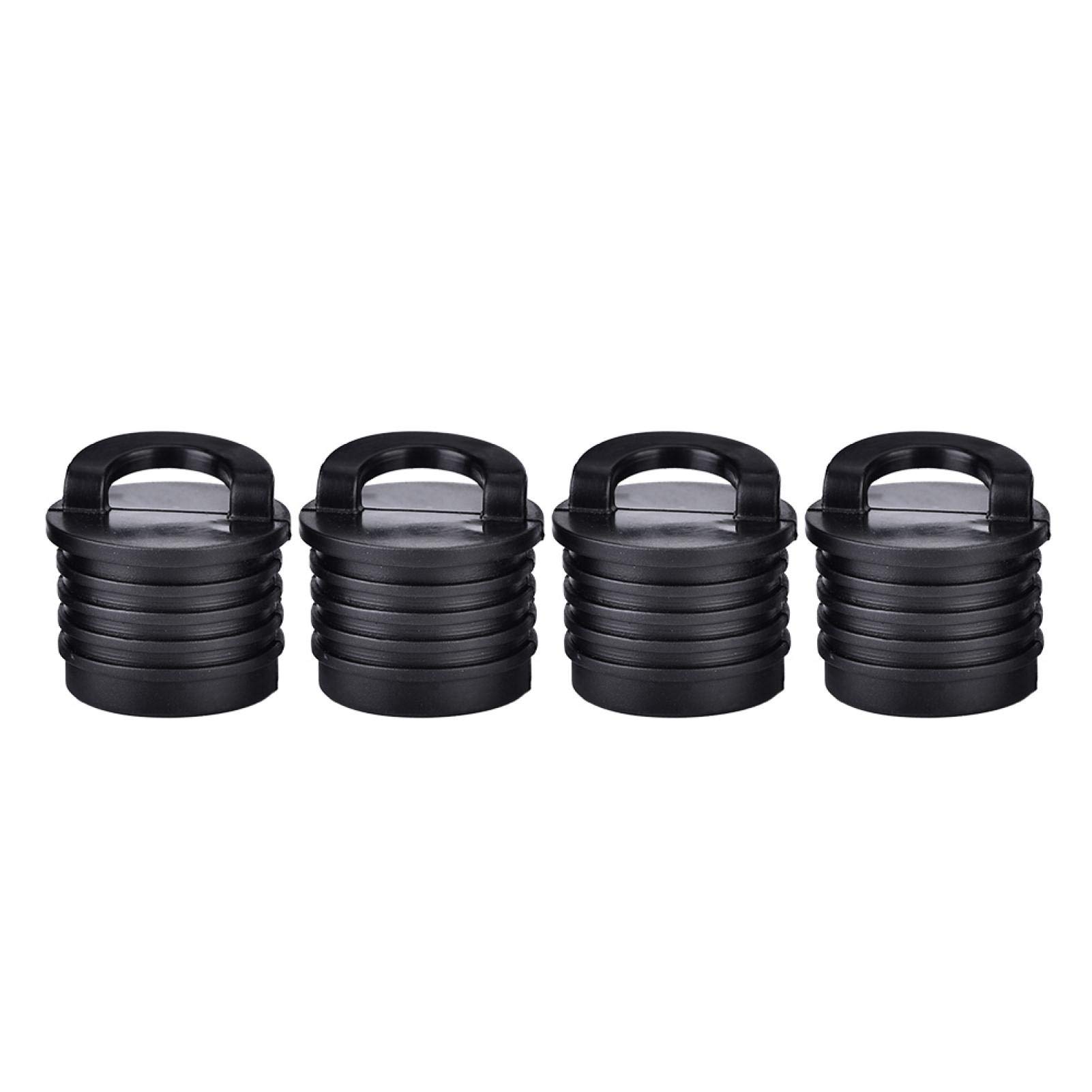 DAUERHAFT 4 Pcs Boat Canoe Kayak Boat Scupper Stopper Bungs kayak scupper plugs Lightweight tapon kayak fordurableRubber Boat Stoppers Drain Holes Plugs Accessories, for Ocean Kayak Kayak Hardware