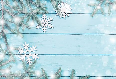 Amazoncom Csfoto 10x7ft Background For Snowflake Fir On