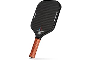 AUGOCEAN Pickleball Paddles,3K Raw Carbon Fiber Pickleball Paddle Surface with Great Grit & Spin,T700 Pickleball Rackets with Excellent Power,Control & Balance,USAPA Approved,1 Cover,3 Tapes