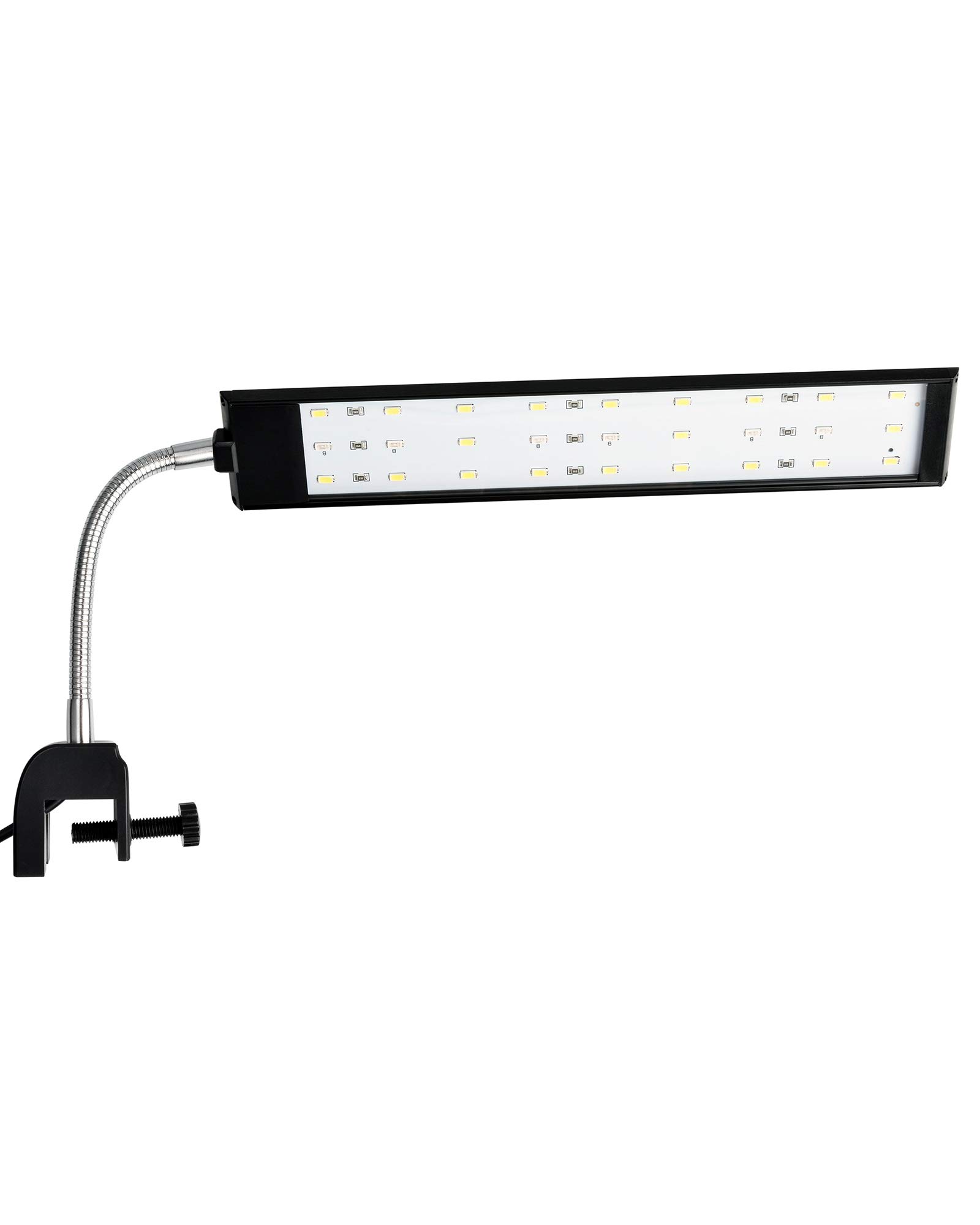 NICREW Clip-On LED Aquarium Light, 2 Modes, 360° Adjustable Arm, Fits 40L, 27 LEDs, 10W
