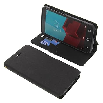 foto-kontor Tasche für Vodafone Smart Prime 6 Book Style schwarz Schutz Hülle Buch