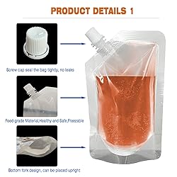 12Pcs Drinks Flasks Juice Flasks Plastic