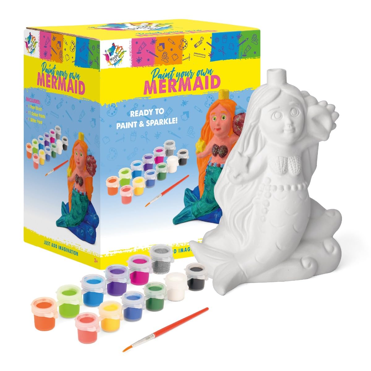 Toyrific Made It TY6038 Mermaid Craft Painting Set for Kids