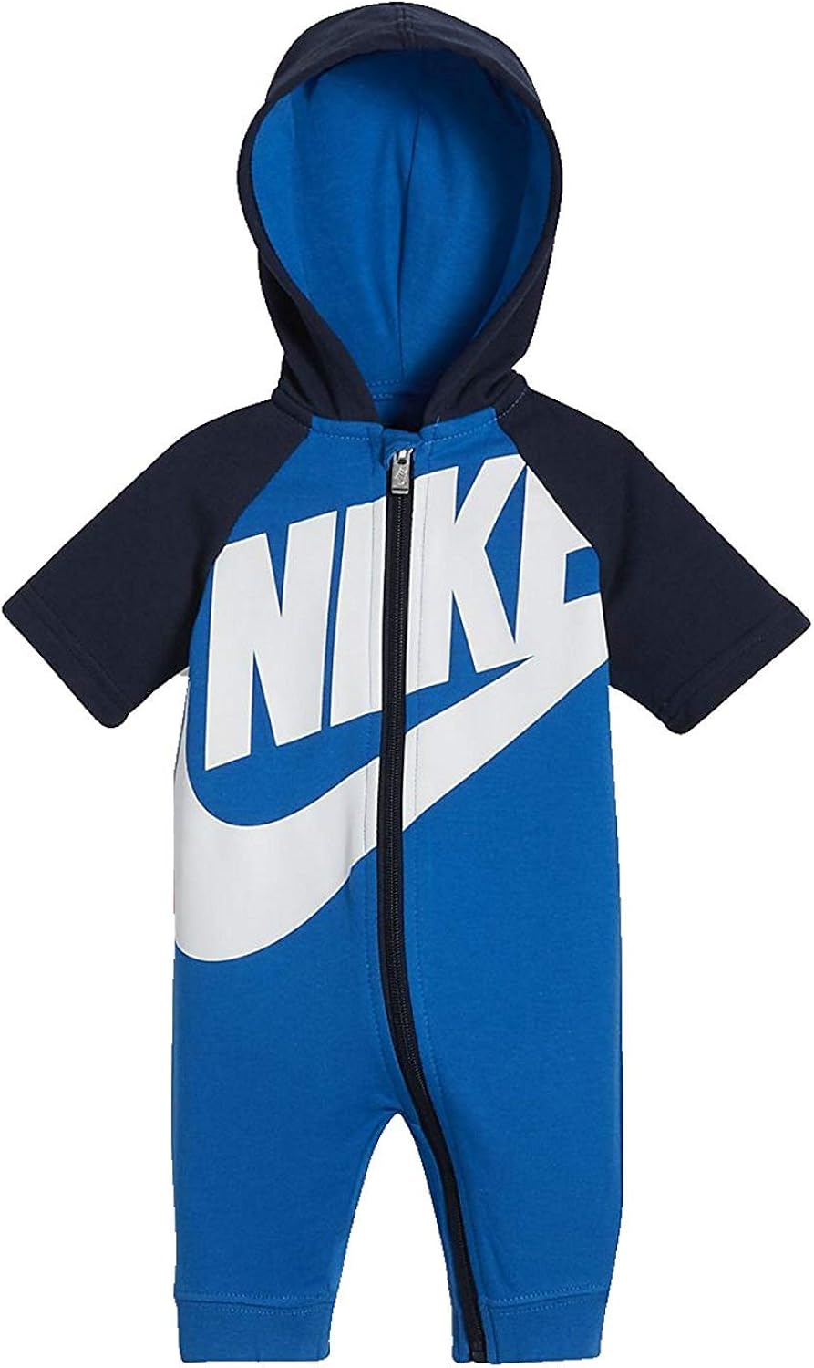 Nike Infant French Terry Hooded Coverall (18 Months) Clothing