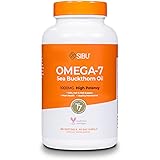 SIBU Omega-7 Softgels, Pure Organic Himalayan Sea Buckthorn, Max Potency, 180ct