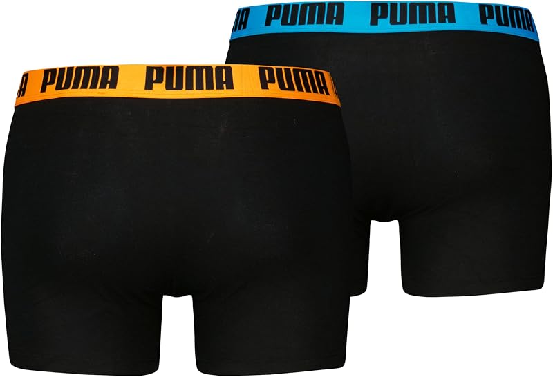 Cuecas boxer masculinas, confortáveis, elásticas, pack de 2 unidades