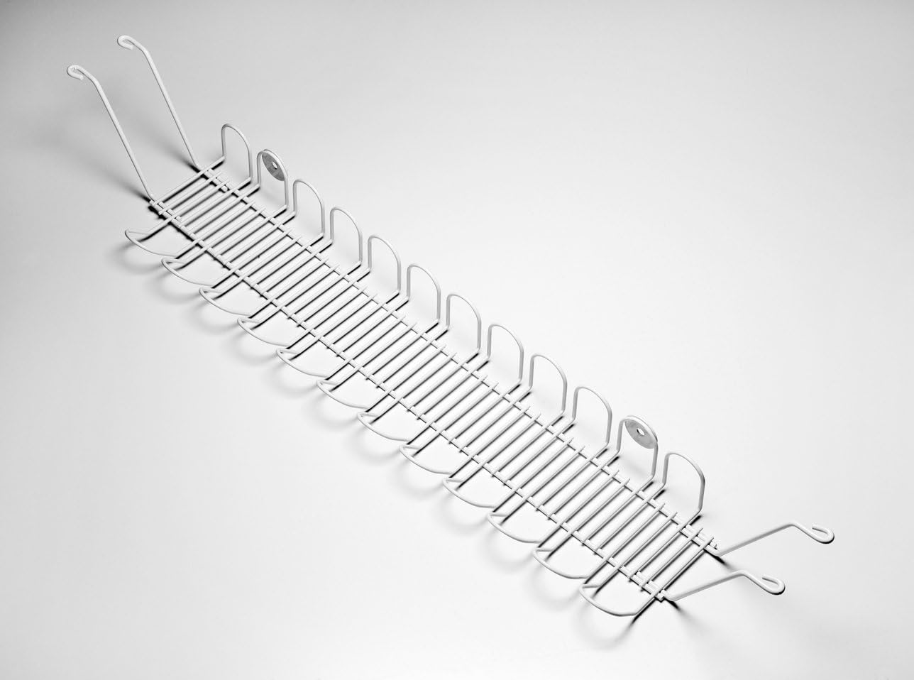 TechDek Products TD-CC230-W 2-Way Cable Corral, White