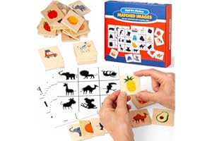 Shadow Matching Bingo Game, Dementia Activities for Seniors, Memory Games for Adults with Alzheimers, Memory Loss Products, M