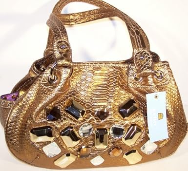 kathy van zeeland gold purse