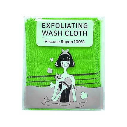 exfoliating with washcloth acne